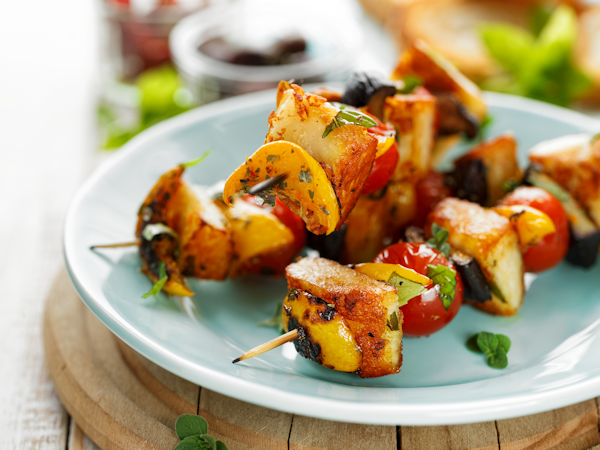 Tasty Vegetable Kebabs